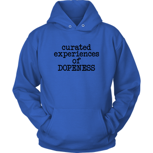 Curated Dopeness Hoodie (Black Text)