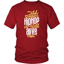 Load image into Gallery viewer, Old School Hip Hop Tee (White Text)