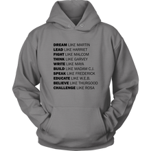 Load image into Gallery viewer, Black Excellence Hoodie (Black Text)