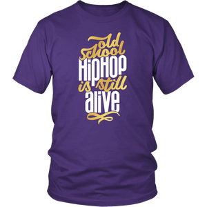Old School Hip Hop Tee (White Text)